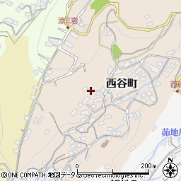 広島県呉市西谷町周辺の地図