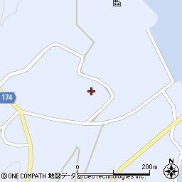 愛媛県越智郡上島町岩城船越周辺の地図