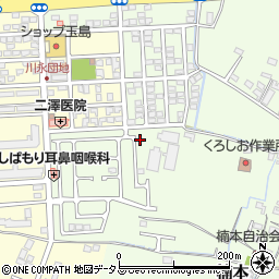 和歌山県和歌山市楠本59-19周辺の地図