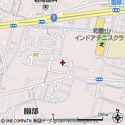 和歌山県和歌山市園部1075周辺の地図