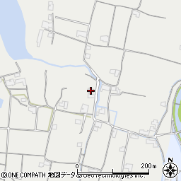 香川県木田郡三木町田中1390周辺の地図