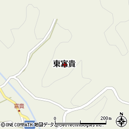 和歌山県伊都郡高野町東富貴周辺の地図