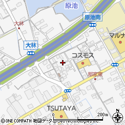 香川県丸亀市郡家町3410-3周辺の地図