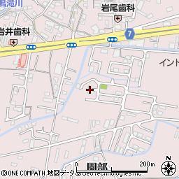 和歌山県和歌山市園部1044周辺の地図