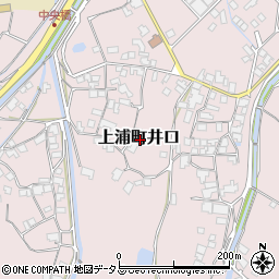 愛媛県今治市上浦町井口周辺の地図
