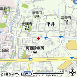 和歌山県和歌山市平井96-4周辺の地図