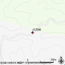 小方峠周辺の地図