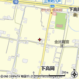 香川県木田郡三木町下高岡1515周辺の地図