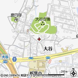 和歌山県和歌山市大谷464周辺の地図