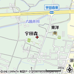 和歌山県和歌山市宇田森79周辺の地図