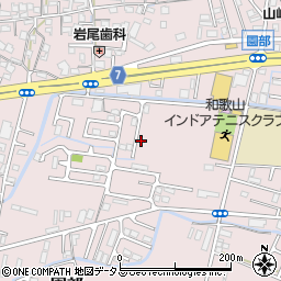 和歌山県和歌山市園部1058周辺の地図