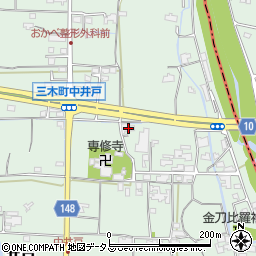 香川県木田郡三木町井戸2785周辺の地図