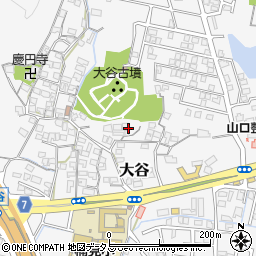 和歌山県和歌山市大谷458周辺の地図