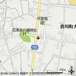 宮中自治会館周辺の地図