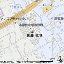 〒763-0075 香川県丸亀市原田団地の地図