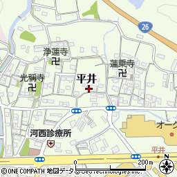 和歌山県和歌山市平井361-1周辺の地図