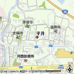 和歌山県和歌山市平井365-4周辺の地図