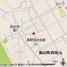 香川県丸亀市飯山町西坂元1277周辺の地図