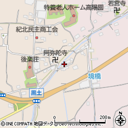 和歌山県紀の川市黒土42周辺の地図
