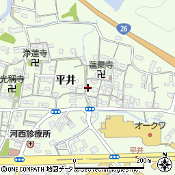 和歌山県和歌山市平井244周辺の地図