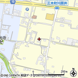 香川県木田郡三木町下高岡2105周辺の地図