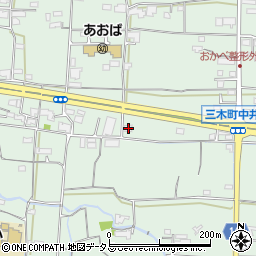 香川県木田郡三木町井戸2338周辺の地図