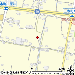 香川県木田郡三木町下高岡2068周辺の地図