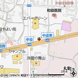 餃子の王将 岩出東店周辺の地図