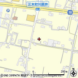 香川県木田郡三木町下高岡2091周辺の地図