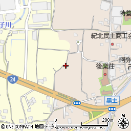 和歌山県紀の川市黒土253周辺の地図