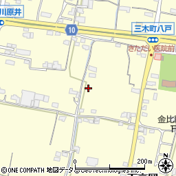 香川県木田郡三木町下高岡1499周辺の地図