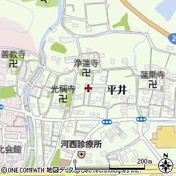 和歌山県和歌山市平井373-3周辺の地図