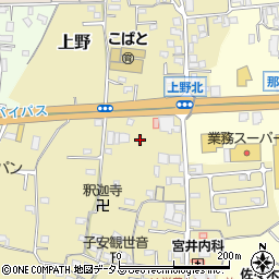 和歌山県紀の川市上野周辺の地図