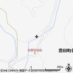 山口県下関市豊田町大字佐野349-1周辺の地図