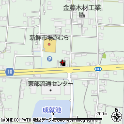 竹本石油株式会社　長尾ＳＳ周辺の地図