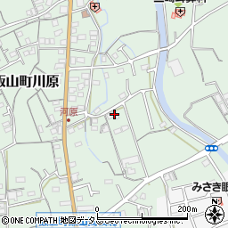香川県丸亀市飯山町川原周辺の地図