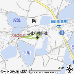 五社八幡神社周辺の地図