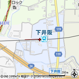 下井阪駅周辺の地図