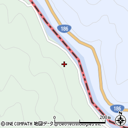 弥栄峡周辺の地図