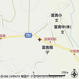 和歌山県伊都郡高野町西富貴36周辺の地図