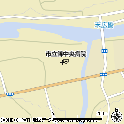 岩国市立錦中央病院周辺の地図