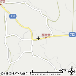 和歌山県伊都郡高野町西富貴243周辺の地図