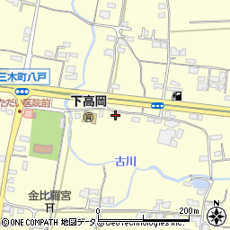 香川県木田郡三木町下高岡1139周辺の地図