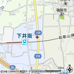 下井阪駅東周辺の地図