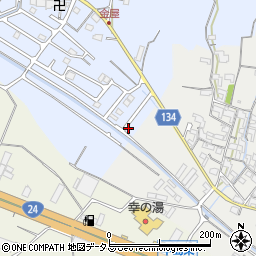 和歌山県岩出市金屋254-26周辺の地図