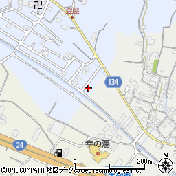 和歌山県岩出市金屋254-25周辺の地図