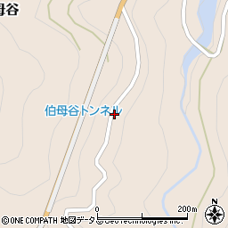 奈良県吉野郡川上村伯母谷201周辺の地図