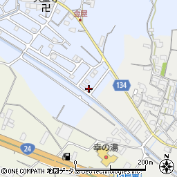 和歌山県岩出市金屋254-14周辺の地図