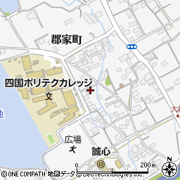 香川県丸亀市郡家町3584-5周辺の地図