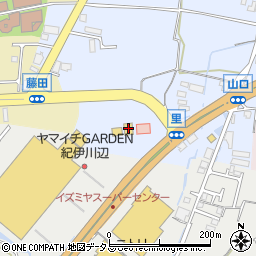 くら寿司無添蔵紀伊川辺店周辺の地図